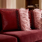 The Sanderé Handmade Plume Decorative Pillow