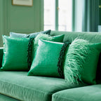 The Sanderé Handmade Plume Decorative Pillow