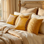 The Sanderé Handmade Plume Decorative Pillow