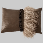 The Sanderé Handmade Plume Decorative Pillow