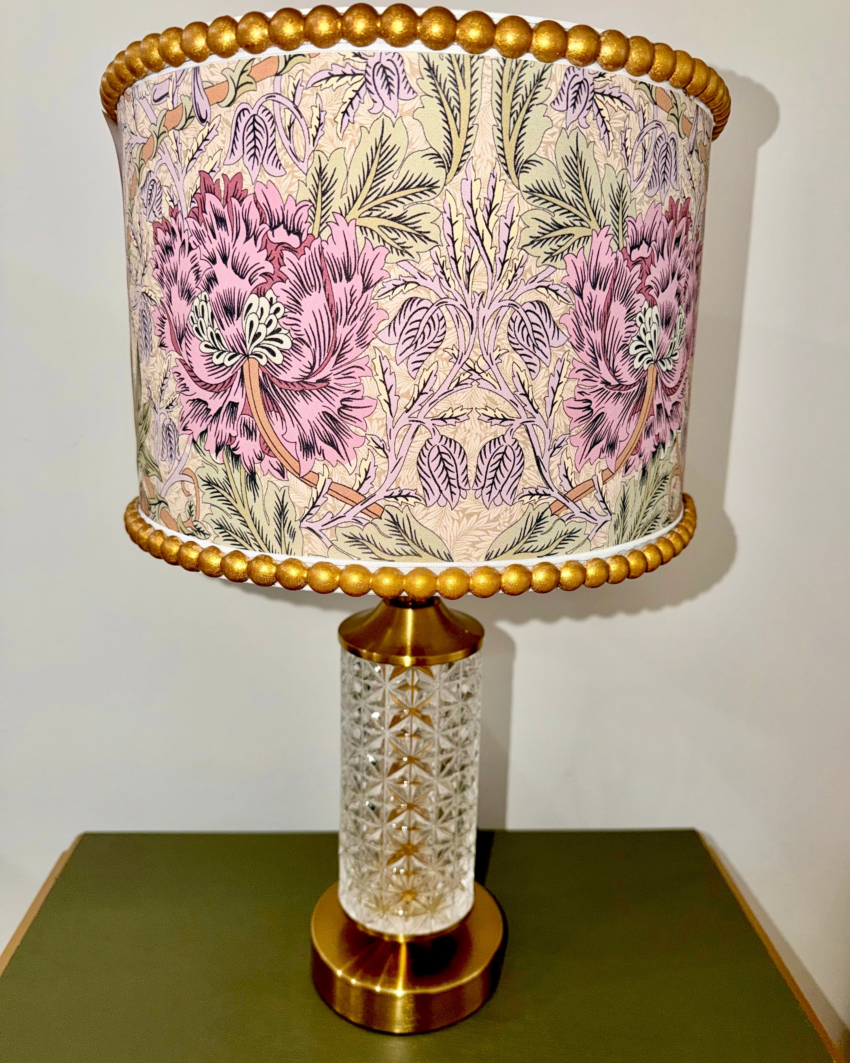 The Sanderé Honeywing Nightstand | Hand-Finished Three-Drawer Bedside Table