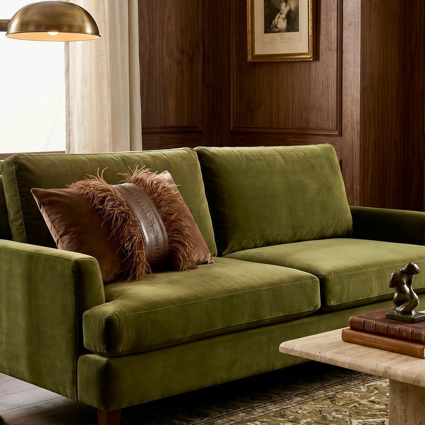 The Sanderé Handmade Atelier Plume Decorative Pillow