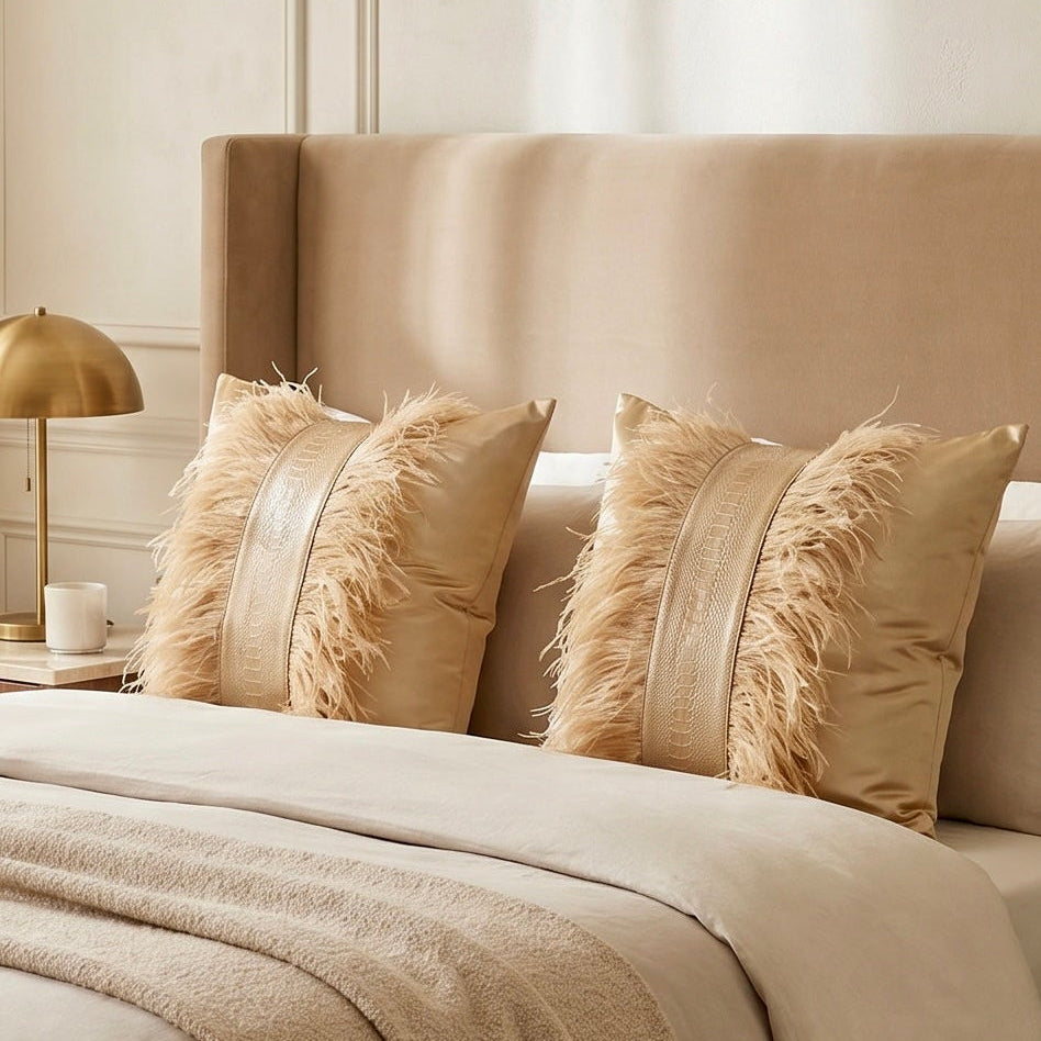 The Sanderé Handmade Atelier Plume Decorative Pillow
