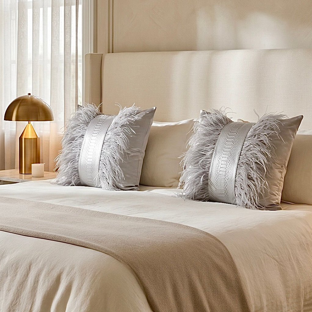 The Sanderé Handmade Atelier Plume Decorative Pillow