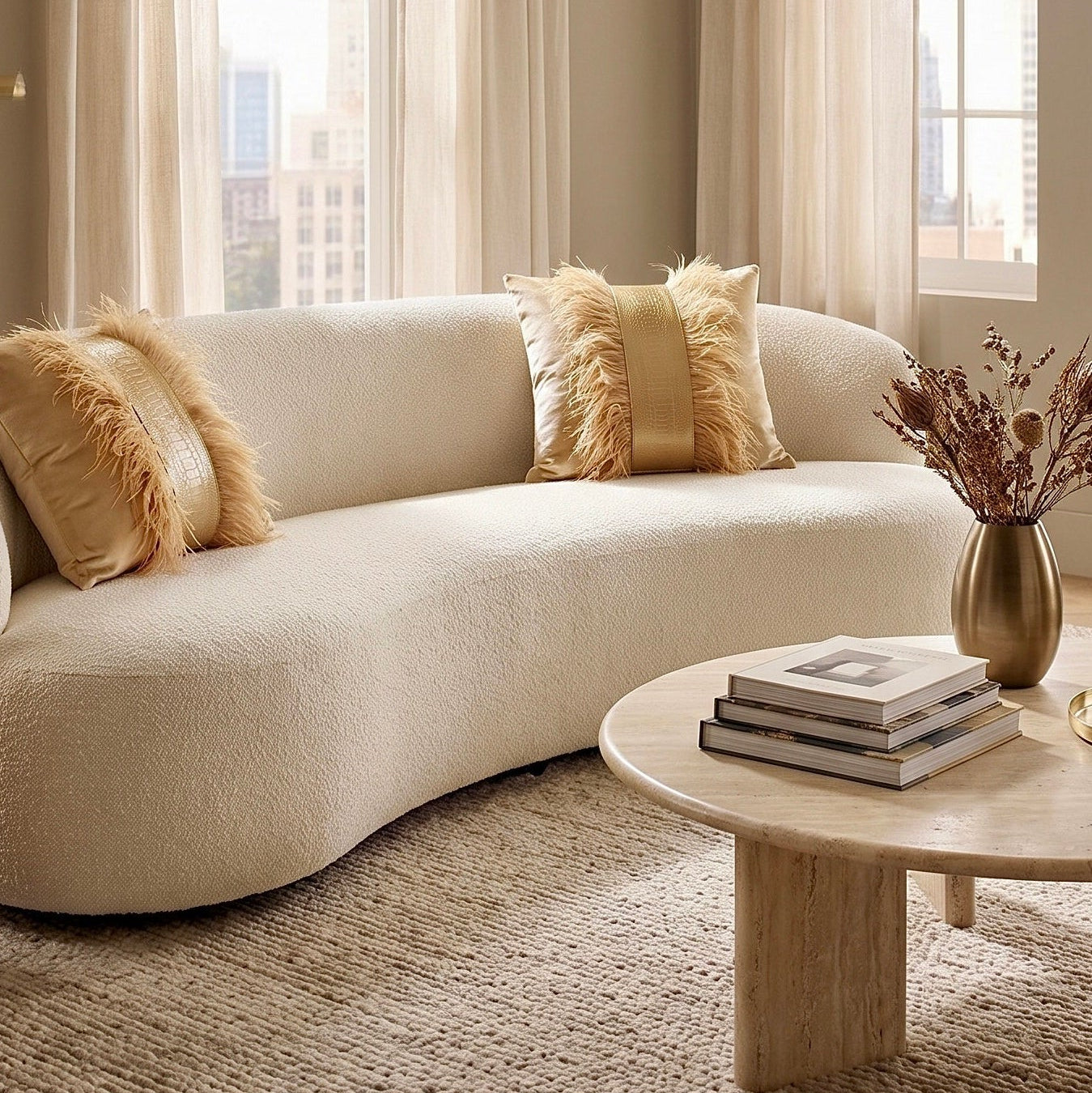 The Sanderé Handmade Atelier Plume Decorative Pillow