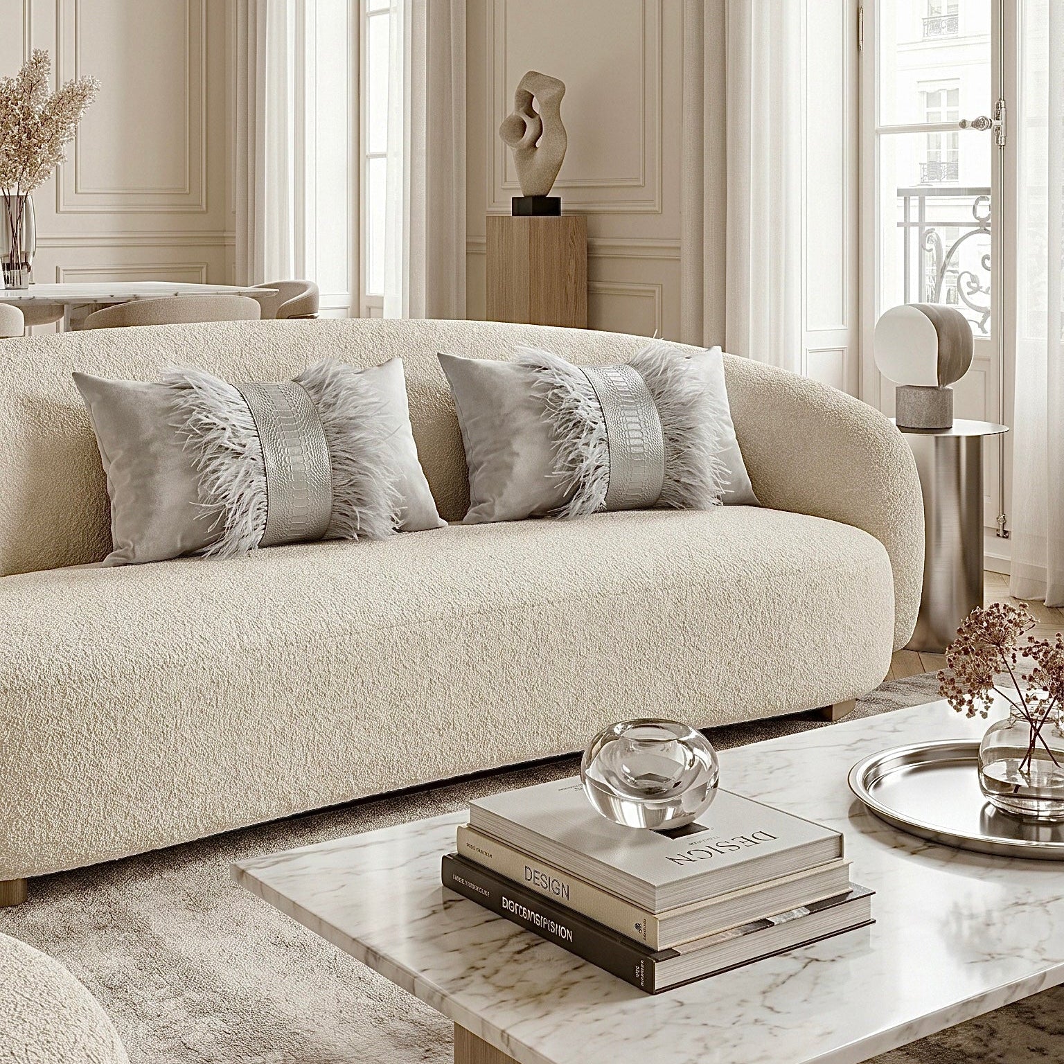 The Sanderé Handmade Atelier Plume Decorative Pillow