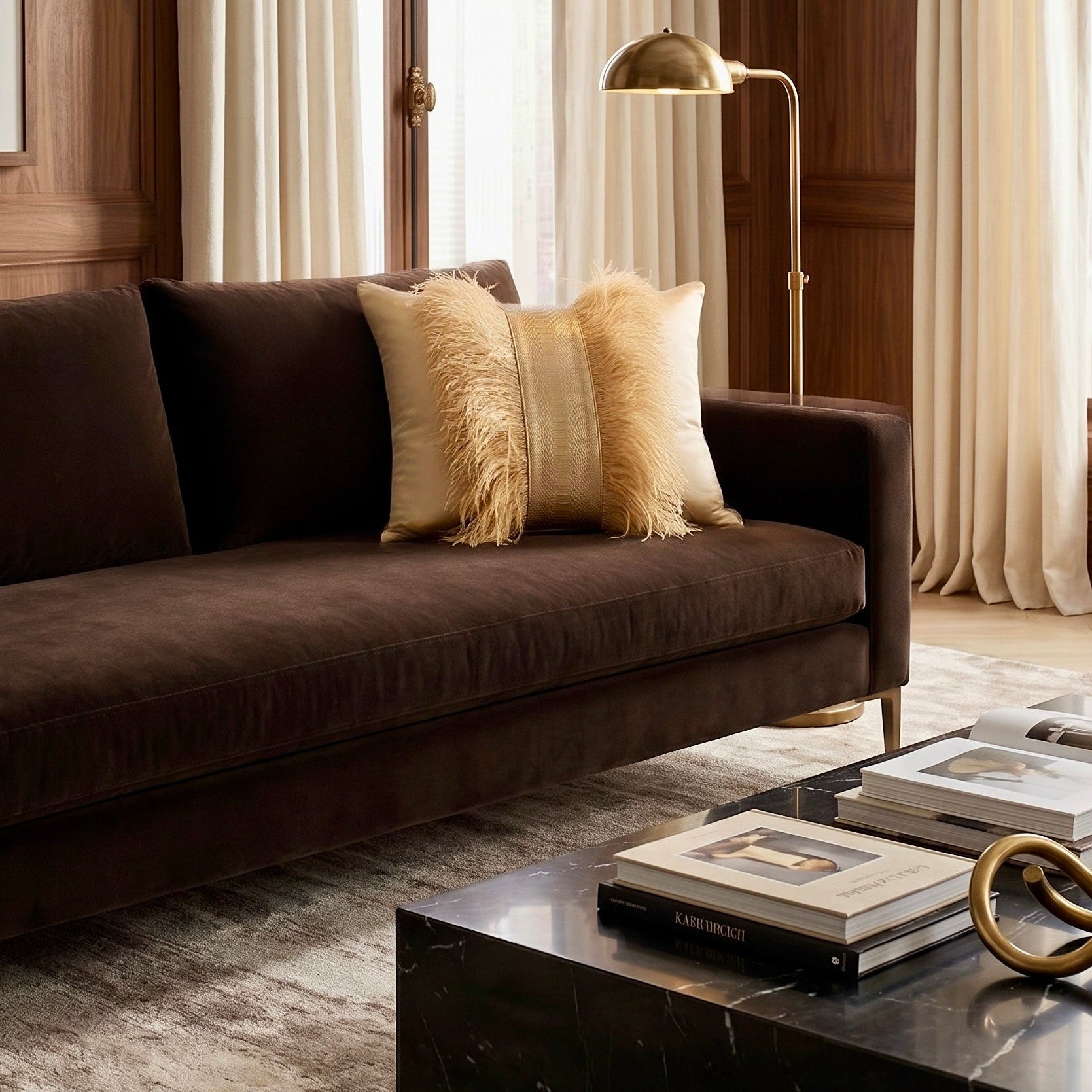 The Sanderé Handmade Atelier Plume Decorative Pillow