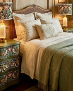 The Sanderé Gardenlark Nightstand | Hand-Finished Three-Drawer Bedside Table
