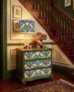The Sanderé Meadowlark Nightstand | Hand-Finished Three-Drawer Bedside Table