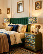The Sanderé Meadowlark Nightstand | Hand-Finished Three-Drawer Bedside Table