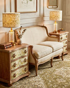 The Sanderé Edenlark Nightstand | Hand-Finished Three-Drawer Bedside Table