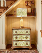 The Sanderé Edenlark Nightstand | Hand-Finished Three-Drawer Bedside Table