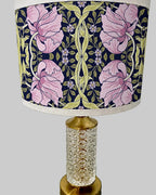 The Sanderé Violet Garden Nightstand | Hand-Finished Three-Drawer Bedside Table