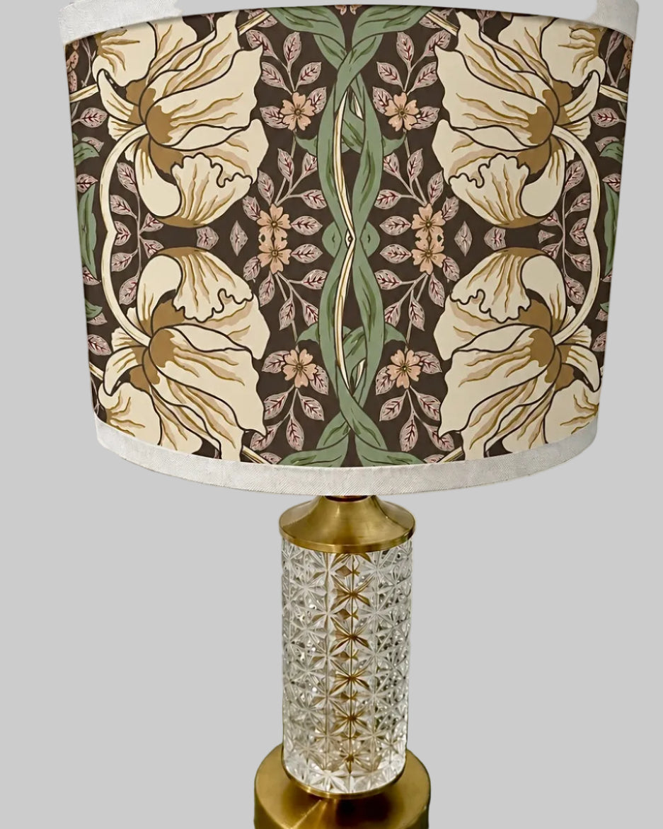 The Sanderé Honey Bloom Nightstand | Hand-Finished Three-Drawer Bedside Table