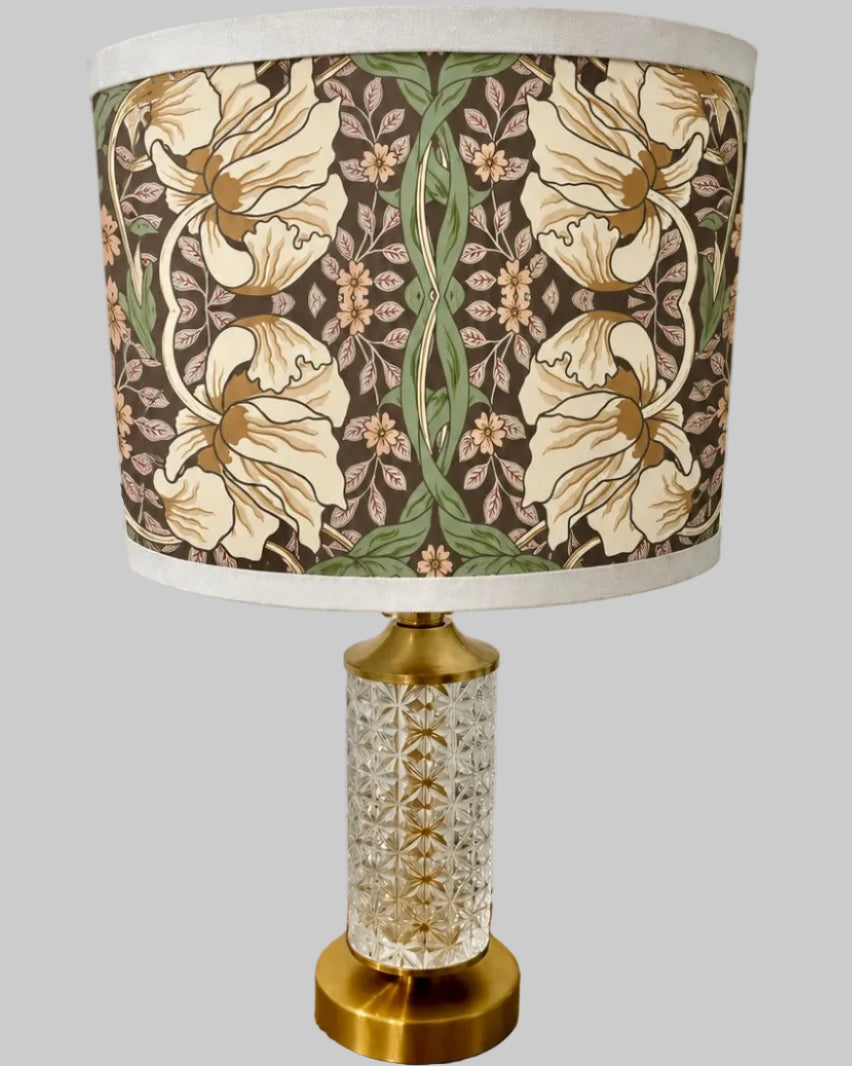 The Sanderé Honey Bloom Nightstand | Hand-Finished Three-Drawer Bedside Table