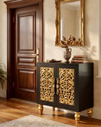 The Sanderé Elara Cabinet | Hand-Finished Carved Accent Cabinet
