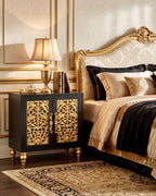 The Sanderé Elara Cabinet | Hand-Finished Carved Accent Cabinet
