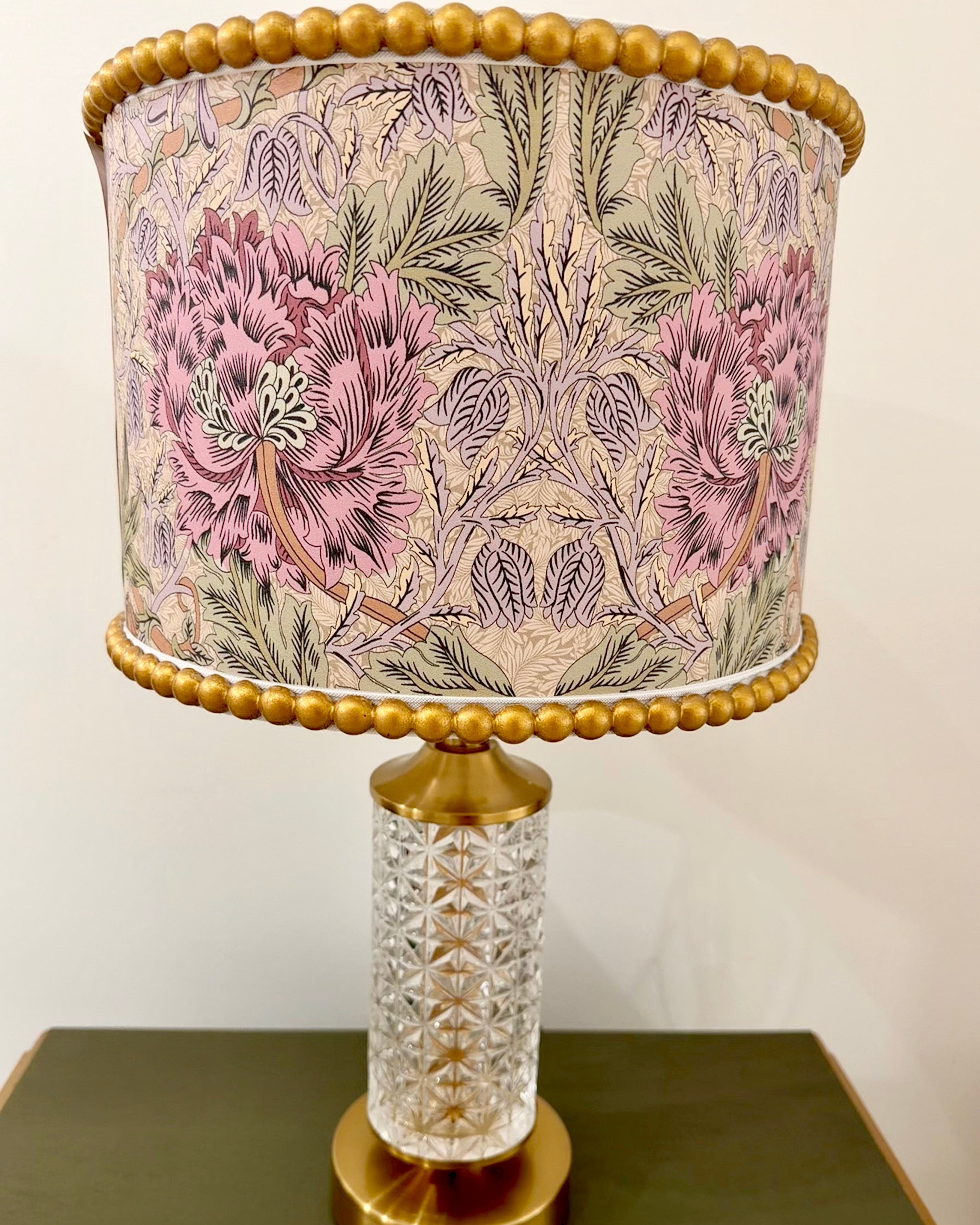 The Sanderé Honeywing Nightstand | Hand-Finished Three-Drawer Bedside Table