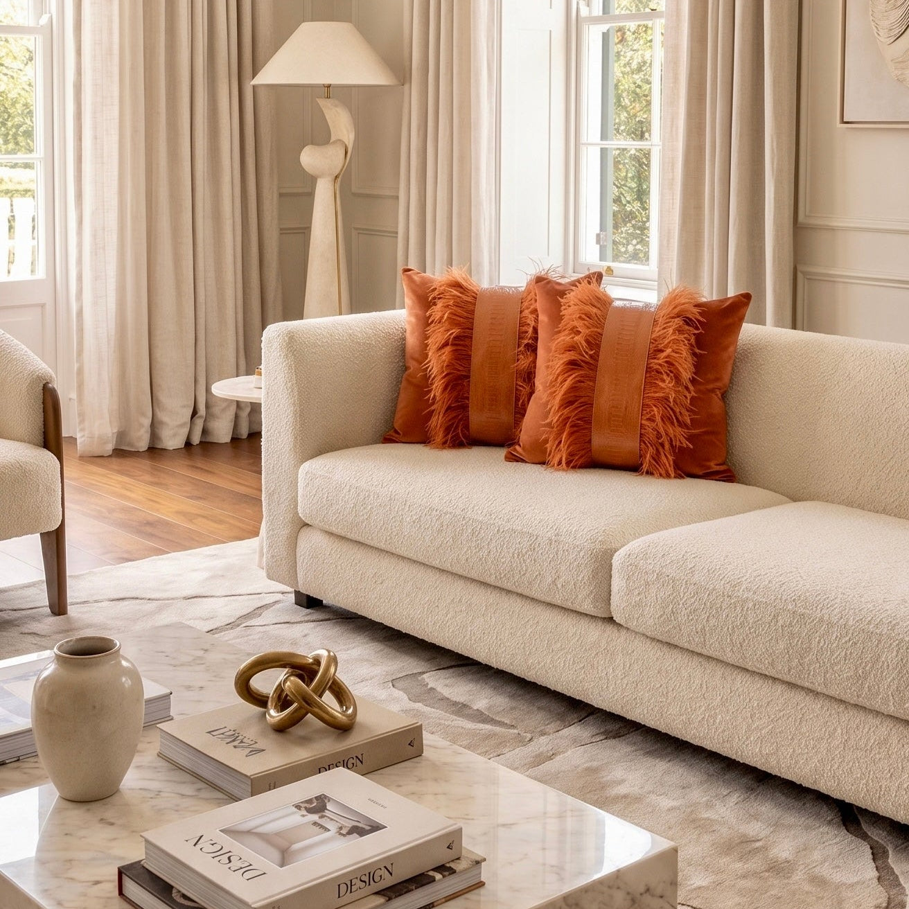 The Sanderé Handmade Atelier Plume Decorative Pillow