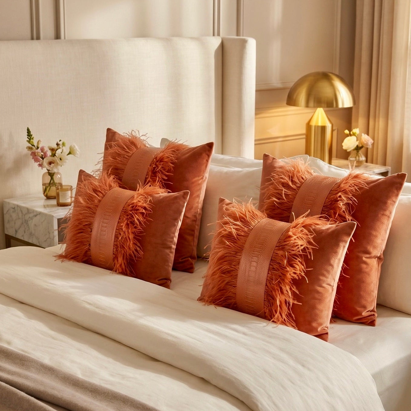 The Sanderé Handmade Atelier Plume Decorative Pillow