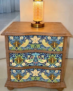 The Sanderé Meadowlark Nightstand | Hand-Finished Three-Drawer Bedside Table