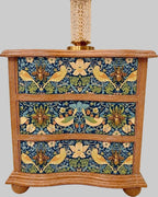 The Sanderé Meadowlark Nightstand | Hand-Finished Three-Drawer Bedside Table
