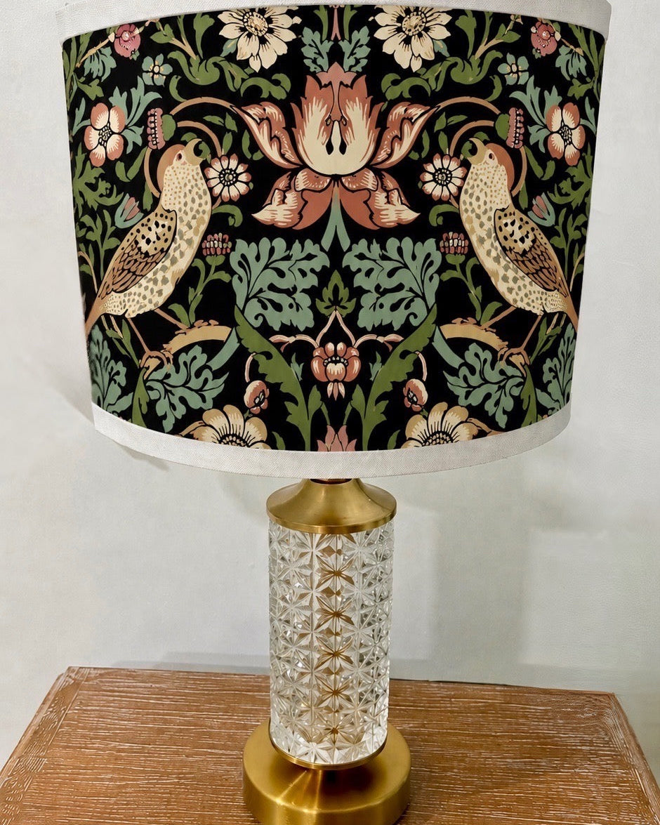 The Sanderé Gardenlark Nightstand | Hand-Finished Three-Drawer Bedside Table
