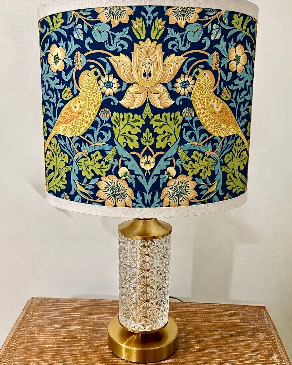 The Sanderé Aviary Nightstand | Hand-Finished Three-Drawer Bedside Table