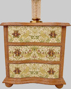 The Sanderé Edenlark Nightstand | Hand-Finished Three-Drawer Bedside Table