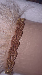 The Sanderé Handmade Plume Decorative Pillow